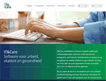 Tablet Screenshot of itandcare.nl